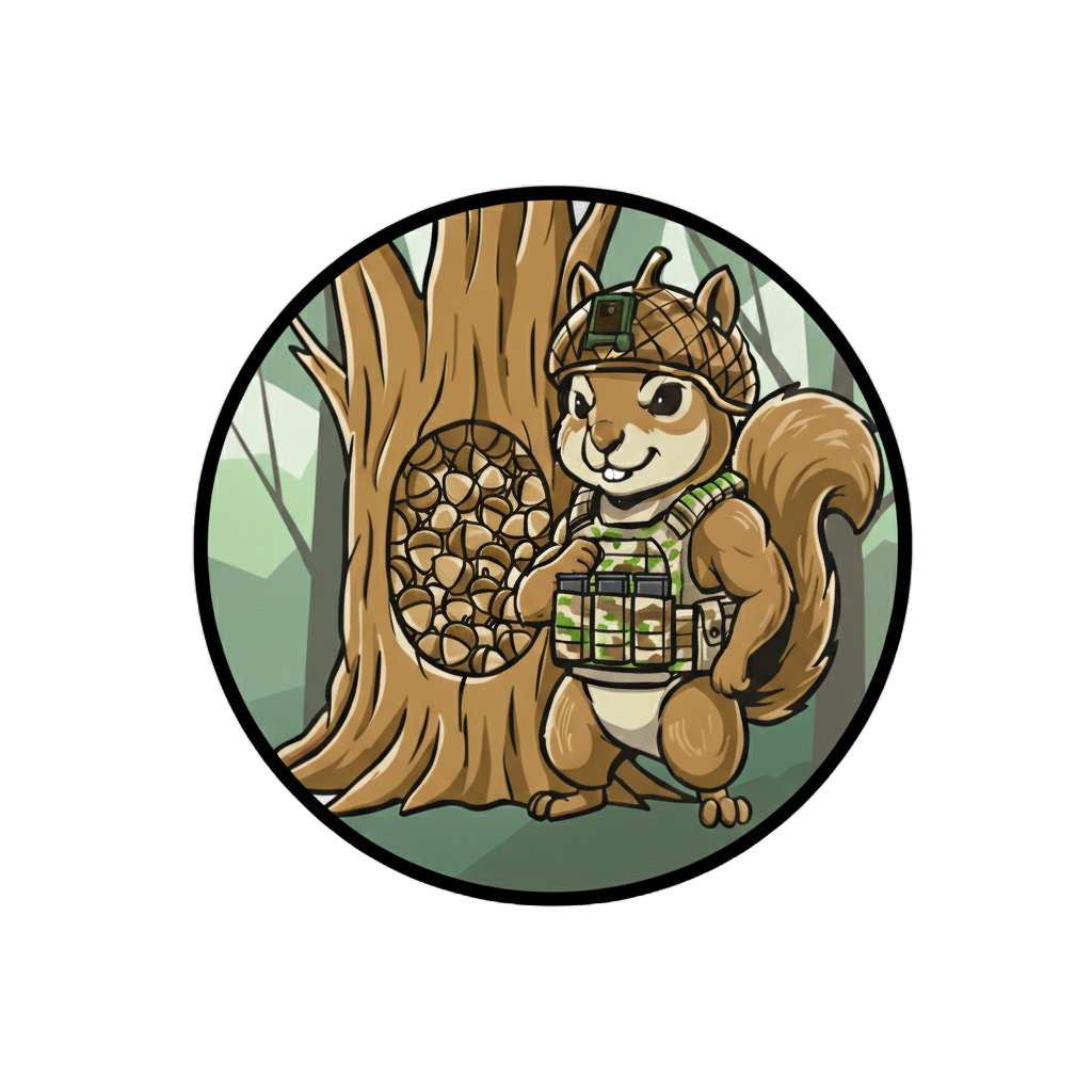 The Squirrel's Stash Logo